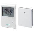 Thermostat d'ambiance programmable sans fil pour fil pilote RDE 100