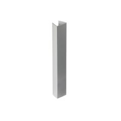 Pack raccords de plinthes de cuisine en PVC décor gris aluminium ép. 16-19 mm / h.15 cm 3