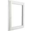 Fenêtre PVC 1 vantail tirant droit H.65 x L.60 cm - CLOSY
