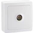 Prise tv saillie blanc neo zeiger