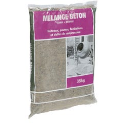 Melange a sales beton en sac