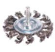 Brosse acier torsadé pour perceuse pinceau Diam.22 mm 750004 TECNUM - FARTOOLS