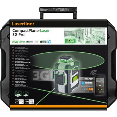 Niveau Laser 3D Vert LASERLINER COMPACTPLANE LASER 3G PRO 10