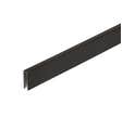 Listel inox noir mat bross 10x3mm l.2m50