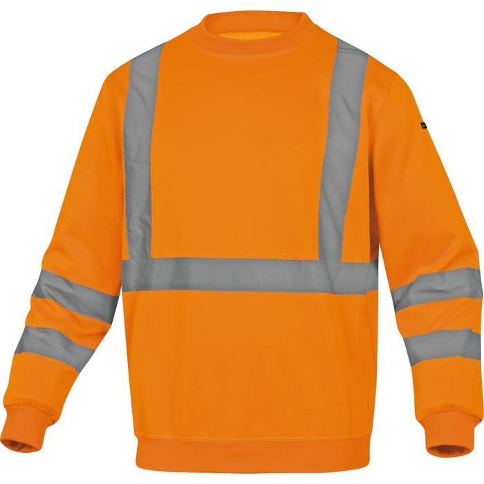 Sweat de travail haute visibilité orange T.XL - DELTA PLUS 0