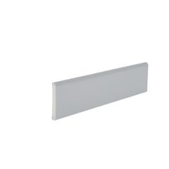 Champlat en PVC cellulaire gris clair 6 x 45 mm Long.2,5 m 0