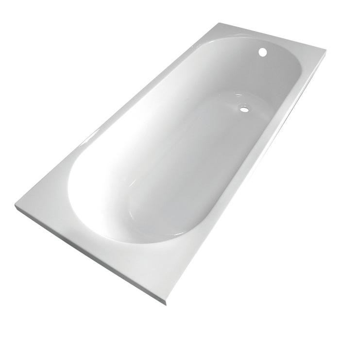 Baignoire rectangulaire blanche L.170 x l.70 cm Easy Bath - BALNEO 0
