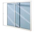 BAIE COUL ALU 215X180 RPT BLANC