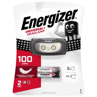 LAMPE FRONTALE UNIVERSAL + ENERGIZER 0