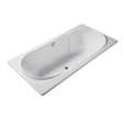 Baignoire rectangulaire blanche L.180 x l.90 cm Bora Bora - VALENTIN