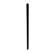 Poteau terminaison pour verrière aluminuim hauteur 1300 mm noir sablé