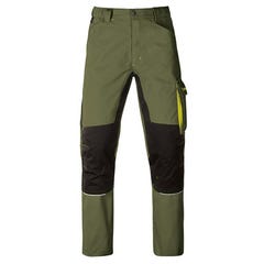 Pantalon de travail Vert olive/Noir T.L KAVIR- KAPRIOL 0