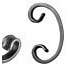 VOLUTE "C" P12X6MM - 60X110MM X5