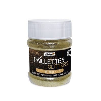 Additif paillettes or pot 80g 0