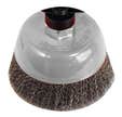 Brosse meuleuse acier ronde Diam.100 mm pour meuleuse filetage M14 750037 TECNUM - FARTOOLS