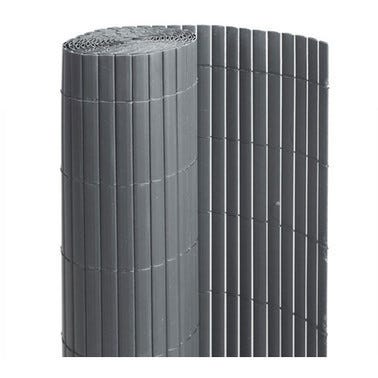 Canisse Plastique Ovale Gris Anthracite H 1 X L 3 M Bricoman