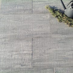 Carrelage sol extérieur effet bois l.30 x L.60 cm - Alpin Souris 0