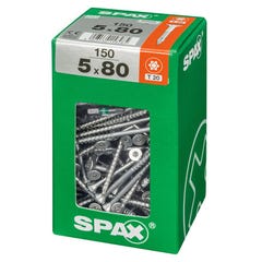 VIS AGGLO SPAX TF TX 5X80 WIROX X150 1