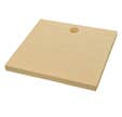 Couvercle PVC pour descente pluviale sable 30 x 30 cm