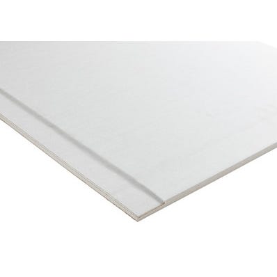 Plaque de plâtre 4 bords amincis NF BA13 H.250 x l.120 cm - ISOLAVA 0