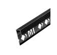 PROF ARRET CARRE 10MM ALU NOIR 2M50