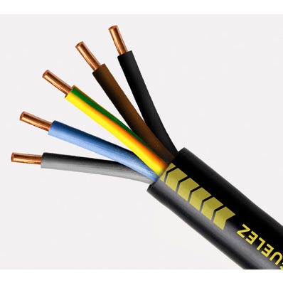 Cable électrique R2V 5G 2,5 mm² 100 noir Barrynax - MIGUELEZ SL 2