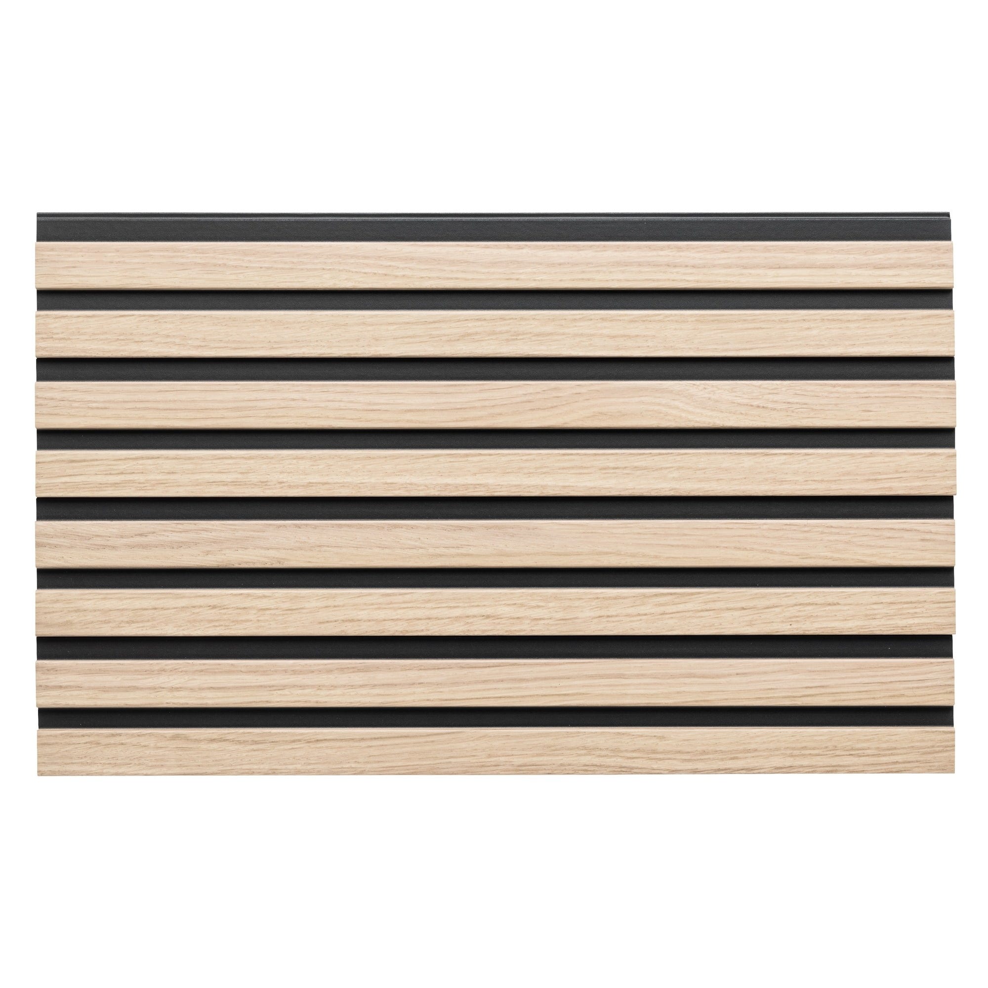 Tasseaux bois décoratifs chêne naturel/noir 260 x 9,5 cm X4 1