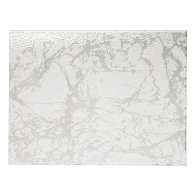 Faïence blanc effet marbre l.25 x L.40 cm Ubeda 1
