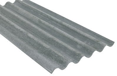 Plaque Ondulee Fibrociment Grise L 200 X L 92 Cm Bricoman