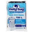 10 SACS POUBELLE NOIR 150L