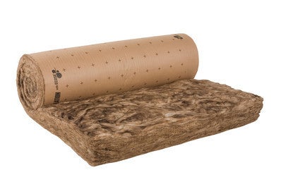 Rouleau Laine De Verre Revetue Kraft L 40 Ep 240 Mm R 6 Dim 3 9 M X 1 2 M Bricoman