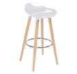 TABOURET LOUNGE BLANC