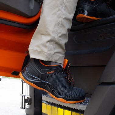 Chaussure de sécurité basse S1P Noir/Orange T.42 DART - KAPRIOL 3