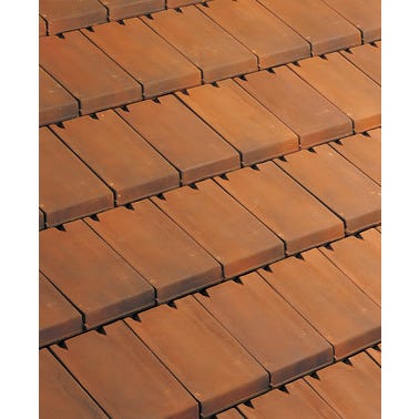 Tuile Terre Cuite Valoise Huguenot Flamme Rustique Bricoman