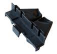 Lot de 10 supports habillage latéral finition