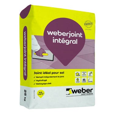 Weberjoint intégral gris béton 25kg 0