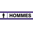 PANNEAU TOILETTES HOMMES D-SIGN 180X45