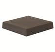 Chapeau carre lisse gris anthracite L.37 x l.37 x Ep.5,5 cm - TERREAL
