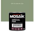 Peinture fer glycéro anti-rouille brillant vert olive RAL6021 0,5 L - MOSAÏK