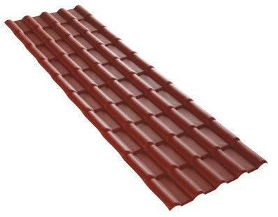 Panneau Tuile Pvc Terracotta Bricoman