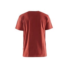T-shirt de travail 3D rouge T.XXL - BLAKLADER 3