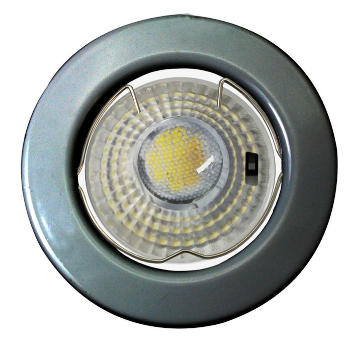 Spots LED encastrables gris lot de 3 - SLID 0
