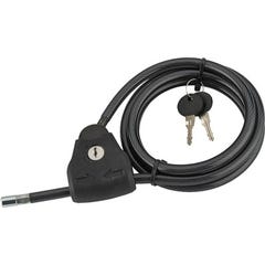 Cable antivol ajustable L.180 cm Diam.10 mm - THIRARD  0