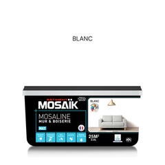 Peinture intérieure multi support acrylique mat blanc 2,5 L Mosaline - MOSAIK