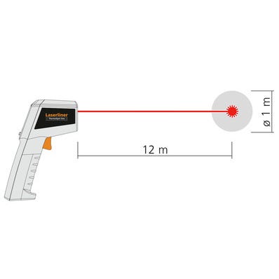 Thermomètre infrarouge ThermoSpot One LASERLINER 8