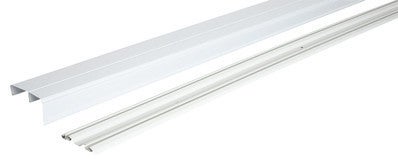 Rails Haut Et Bas Blanc Pour Portes Coulissantes De Longueur 1 20m