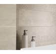 Décor mur gris effet bois l.20 x L.60 cm Portland