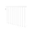 Balustrade d'étage Larg.120 cm pour escalier Despina blanc
