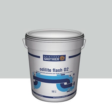 Peinture façade D2 acrylique mat teintée en machine bleu bougainville CH 12F36 15 L Odilite flash - GAUTHIER 1