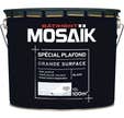 Peinture acrylique Plafond grande surface MOSAIK Mat blanc 10L
